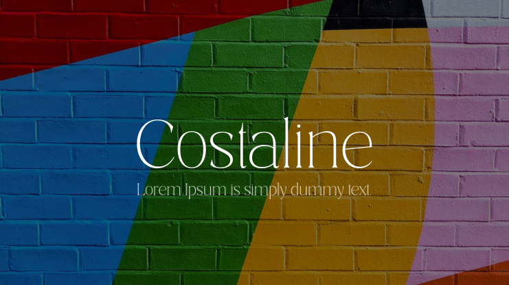 Costaline Font Family