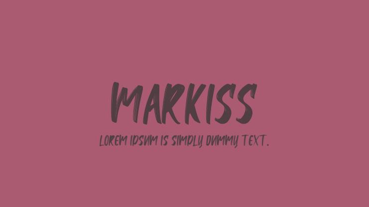 Markiss Font