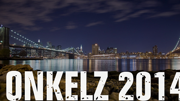 ONKELZ 2014 Font