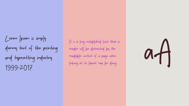 Standing Persona Font