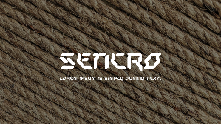 Sencro Font