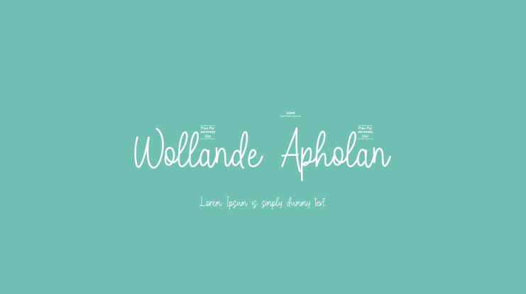 Wollande Apholan Font