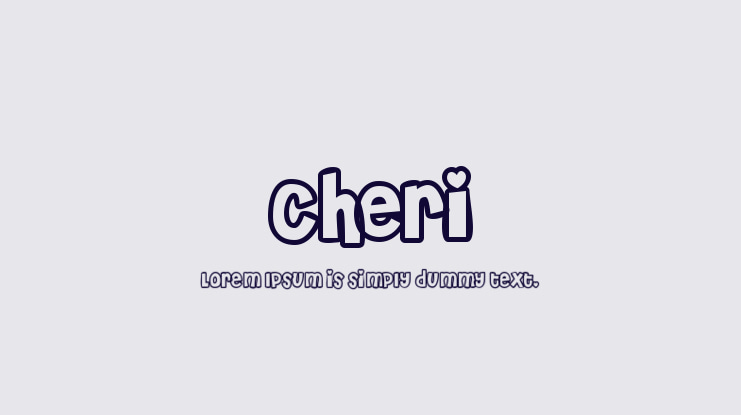 Cheri Font Family