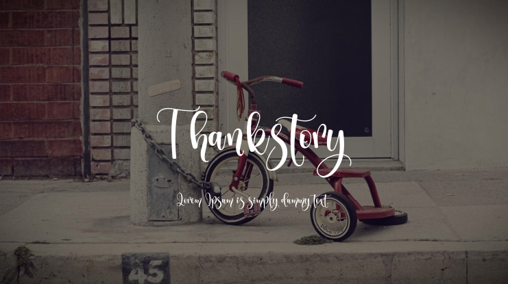 Thankstory Font