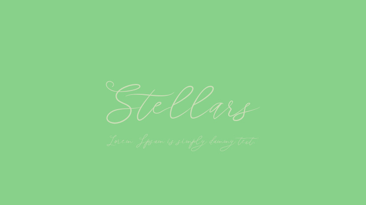 Stellars Font