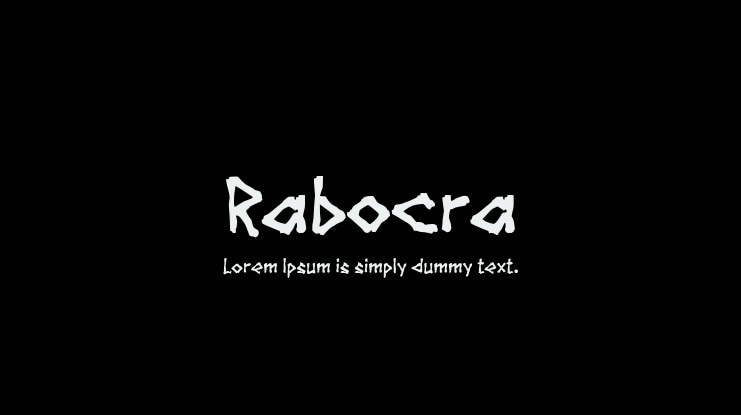 Rabocra Font