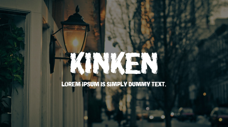 Kinken Font