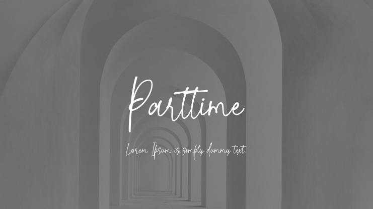 Parttime Font
