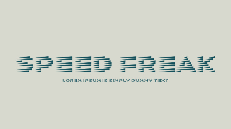 Speed Freak Font Family