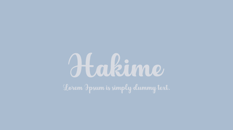 Hakime Font