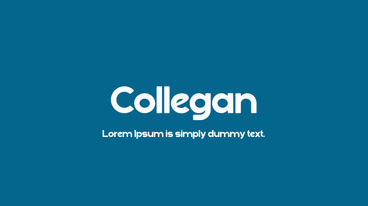 Collegan Font