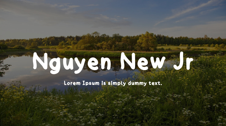 Nguyen New Jr Font