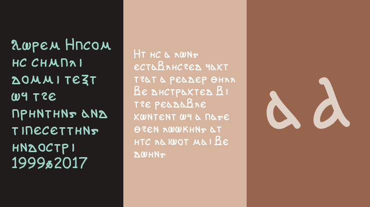 Comic Sans MS Coptic Font