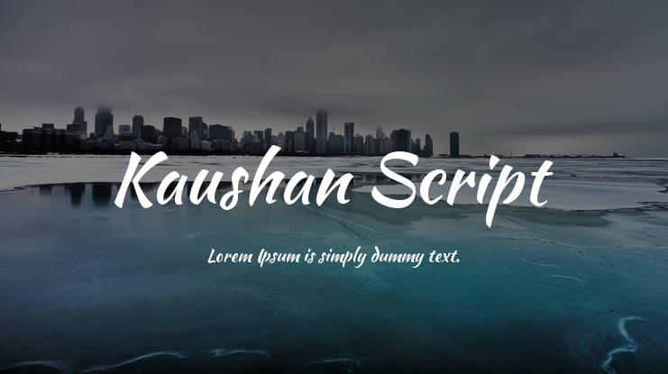 Kaushan Script Font Family