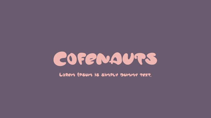 Cofenauts Font