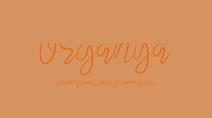 Organya Font