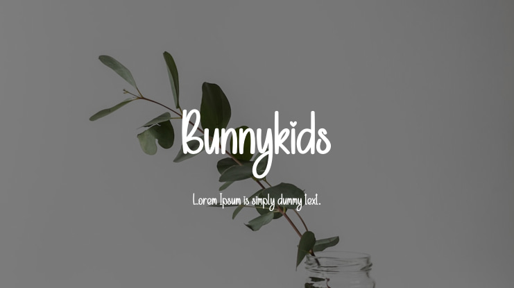Bunnykids Font