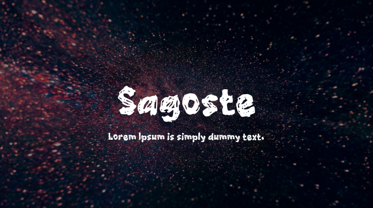 Sagoste Font