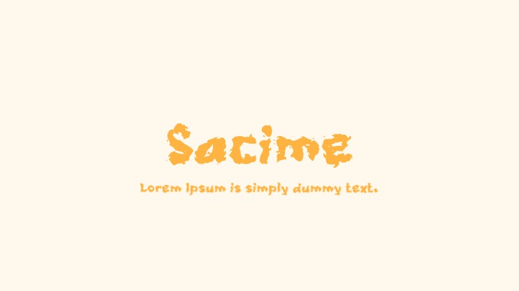 Sacime Font