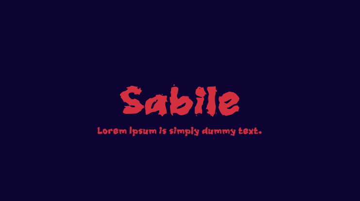 Sabile Font