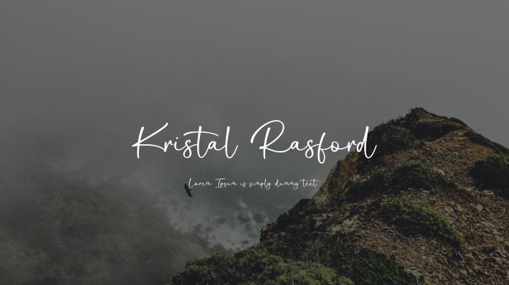 Kristal Rasford Font