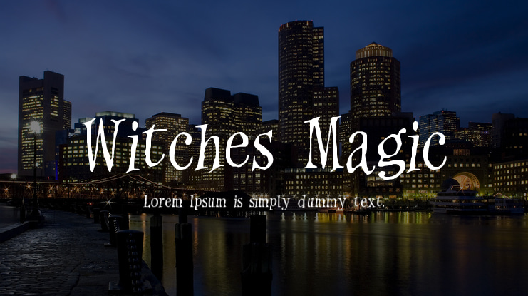Witches Magic Font
