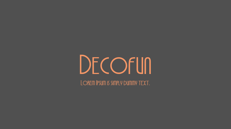 Decofun Font