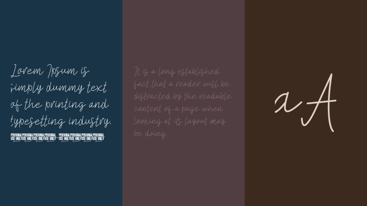 Shiletta Meena PERSONAL Font