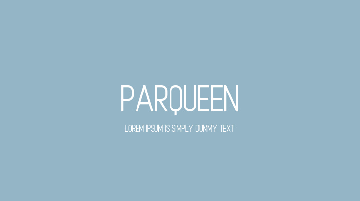 Parqueen Font Family