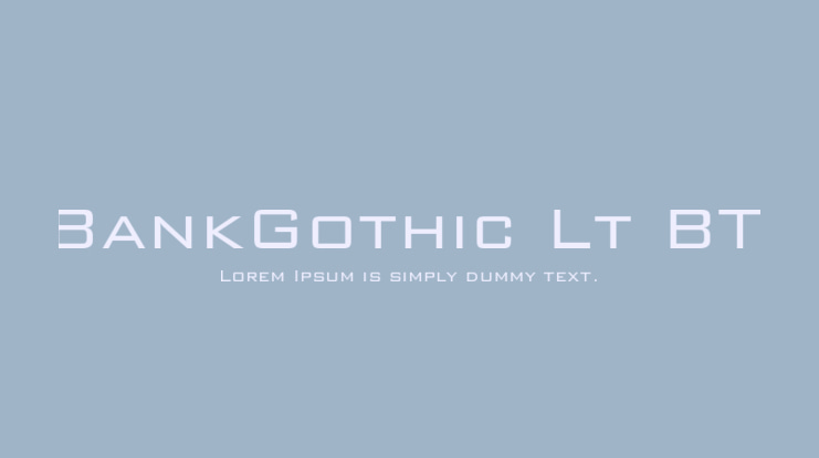 bankgothic md bt for mac bankgothic md bt for mac