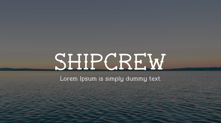 SHIPCREW Font