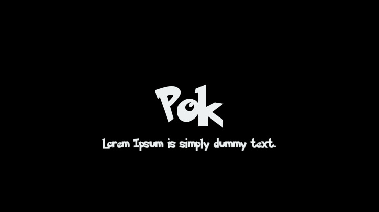 Pok Font Family