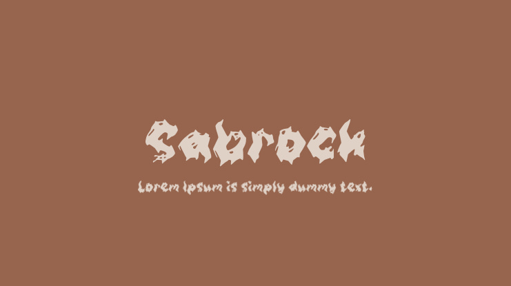 Sabrock Font