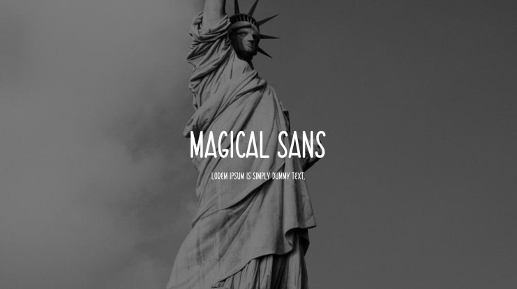Magical Sans Font