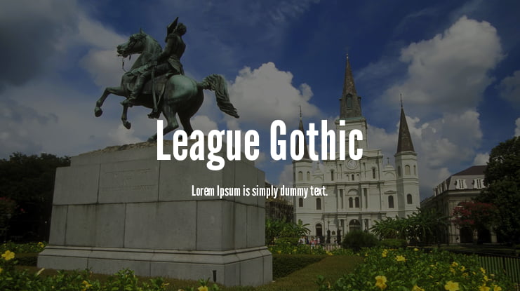 League Gothic Font Family