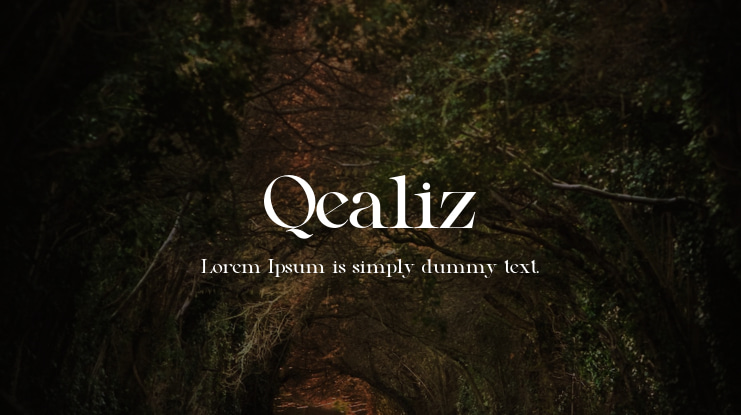 Qealiz Font