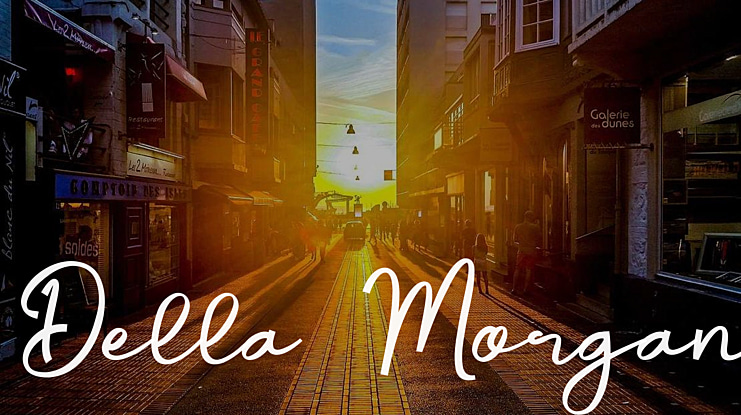 Della Morgan Font