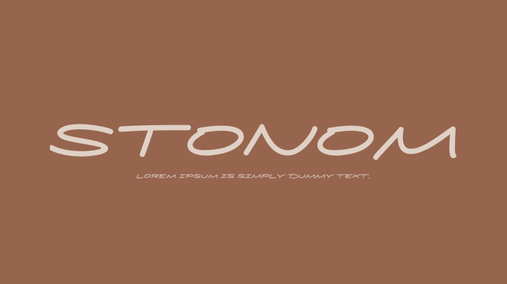 Stonom Font