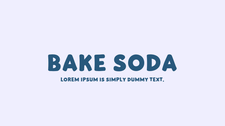 Bake Soda Font