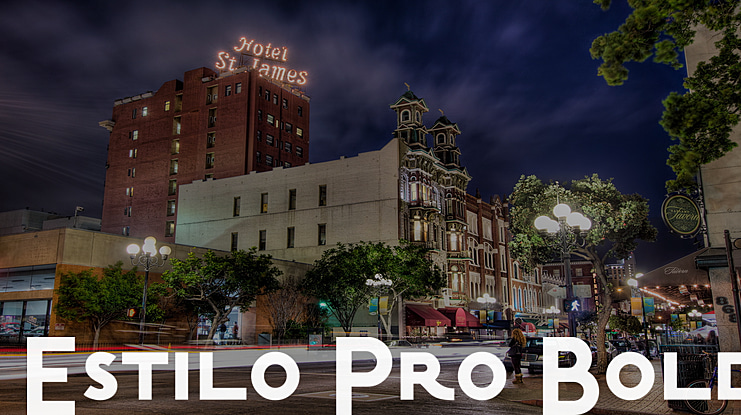 Estilo Pro Bold Font