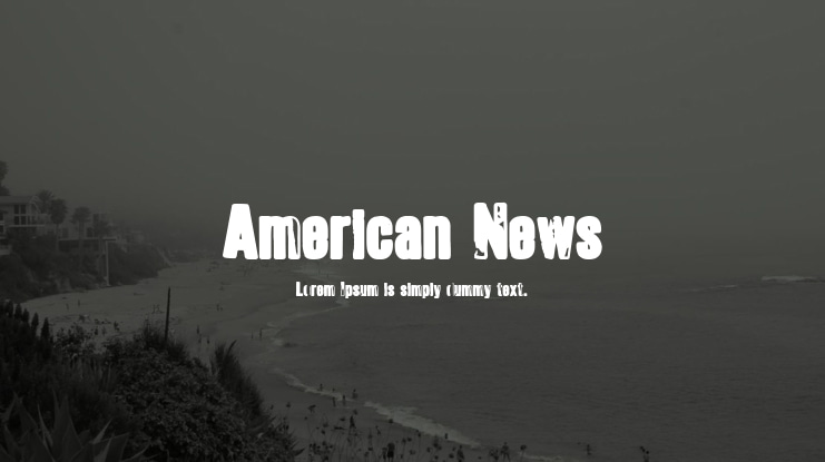 American News Font