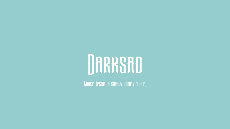 Darksad Font
