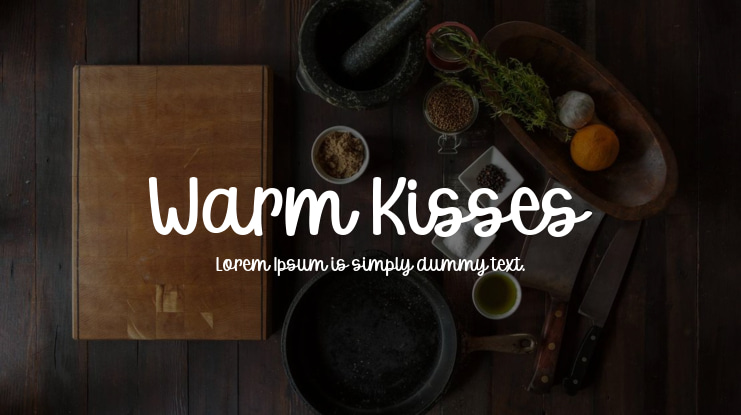 Warm Kisses Font