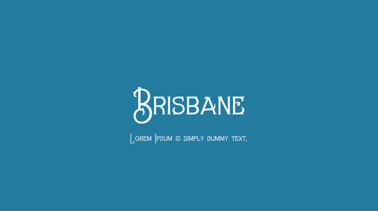 Brisbane Font