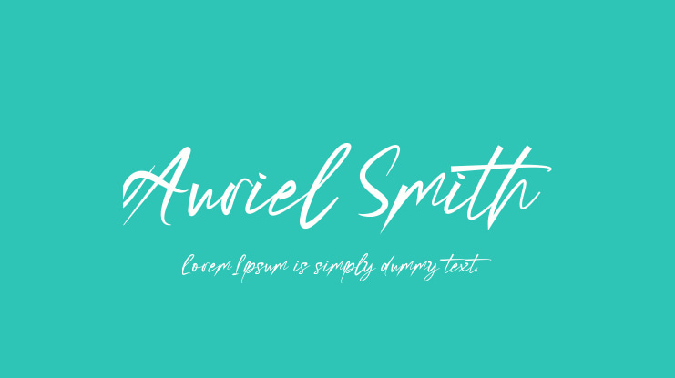 Auriel Smith Font