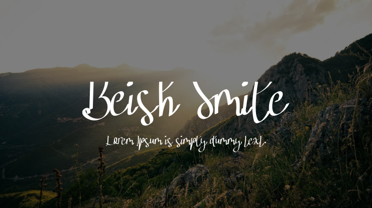 Beish Smile Font