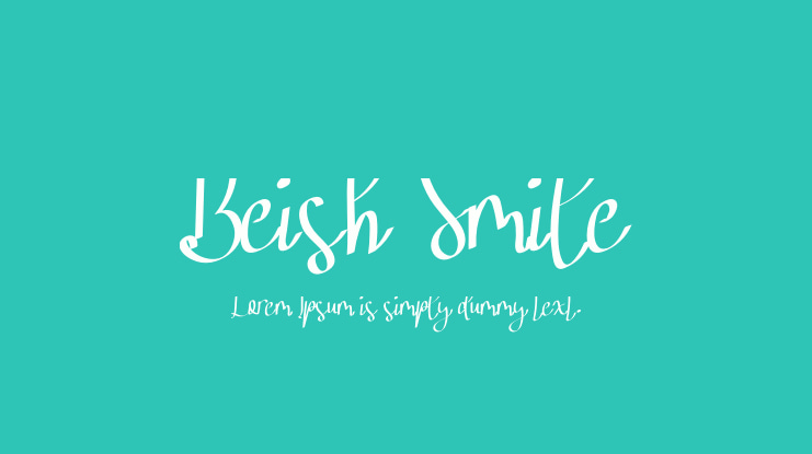 Beish Smile Font