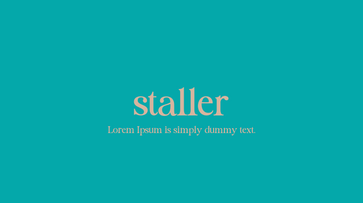 staller Font
