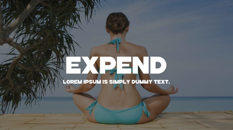 EXPEND Font Family