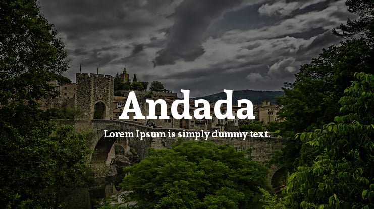 Andada Font Family